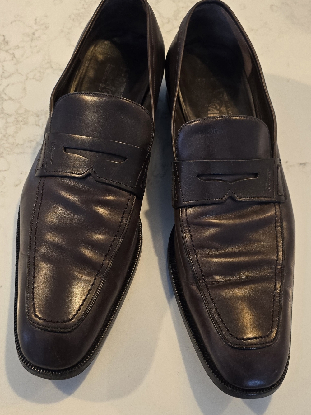 Men's Classic Leather Penny Loafers - Brown
